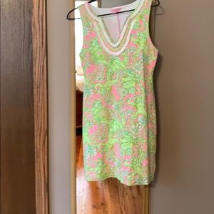 Lilly Pulitzer Harper shift dress pelican pink
